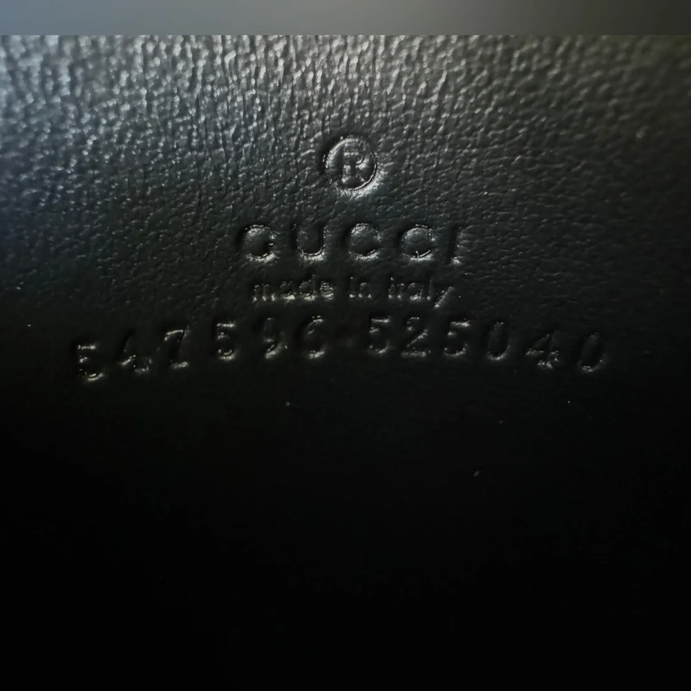 Gucci Leather Card Holder Wallet NWOT